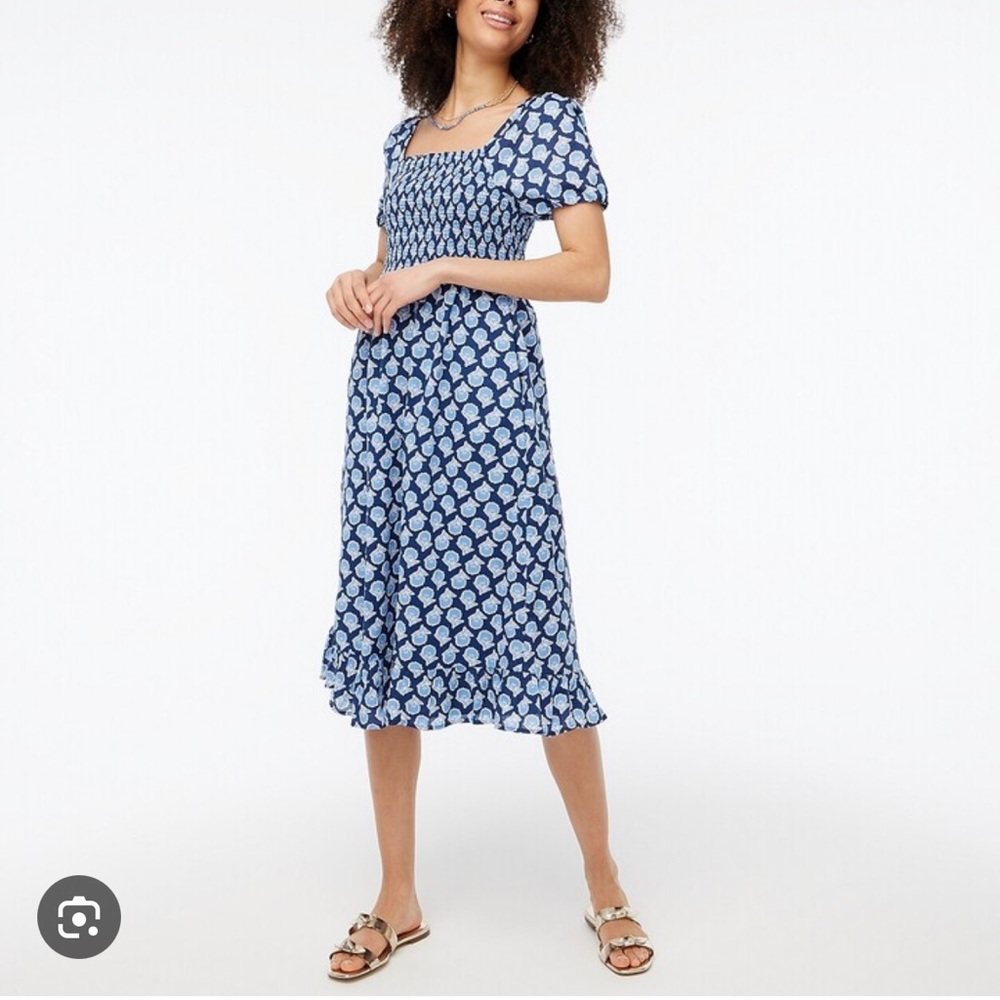 Jcrew Block Print Dresss